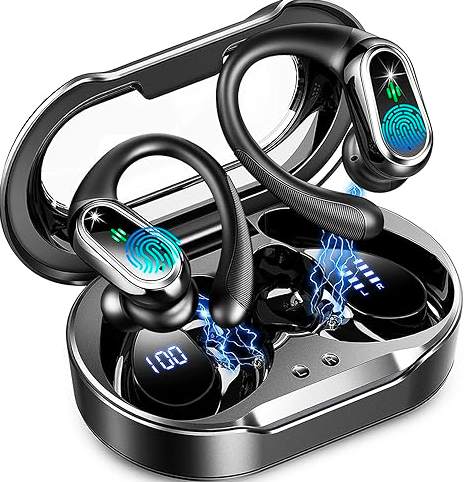  Wireless Earbuds 2025 Bluetooth 5.4 Sport 